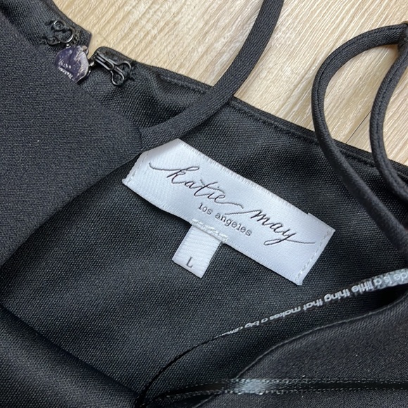 KATIE MAY Karla Gown in Black, SIZE LARGE 0987 - Picture 7 of 8